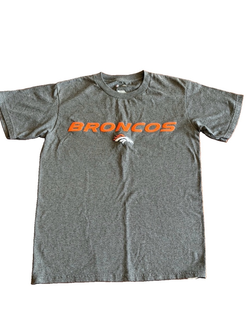 Team Apparel Gray NFL Logo Crewneck Tee